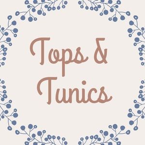 Blouses, sweaters, hoodies, button downs